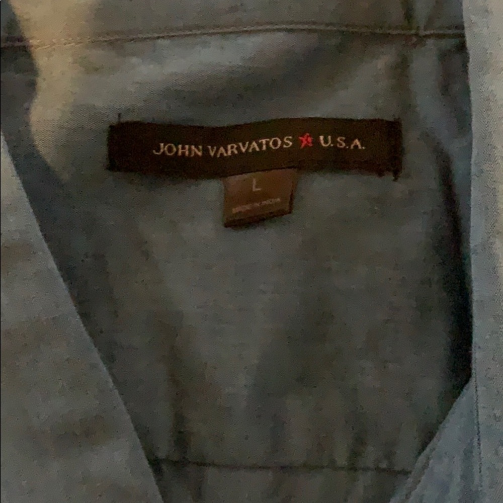 John Varvatos Short Sleeve Slim Fit Shirt - Picture 4 of 6